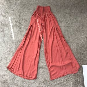 Wide/slit leg pants